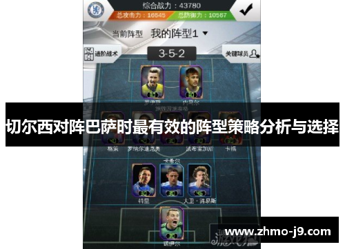 切尔西对阵巴萨时最有效的阵型策略分析与选择 切尔西对阵巴萨时最有效的阵型策略分析与选择