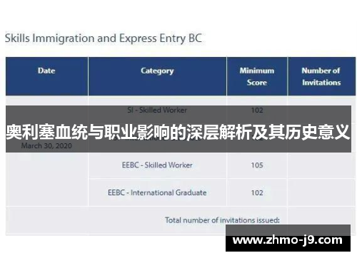 奥利塞血统与职业影响的深层解析及其历史意义 奥利塞血统与职业影响的深层解析及其历史意义